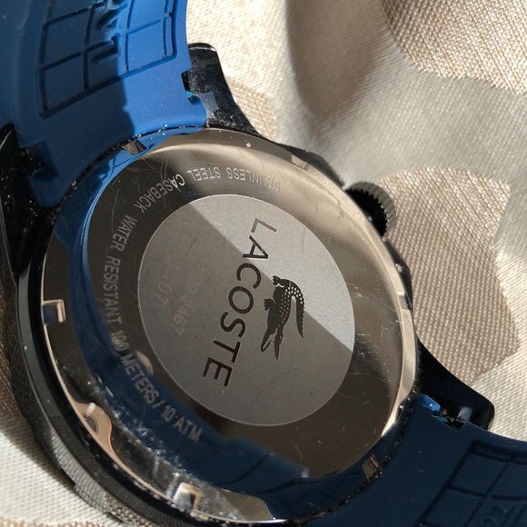 Lacoste watch rubber band - Picture 2 of 2